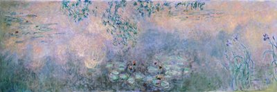 Näckrosor (näckrosdammen med iris) av Claude Monet