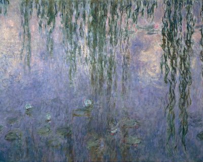 Näckrosor, av Claude Monet, detalj av Claude Monet