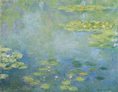 Näckrosor (olja på duk) av Claude Monet