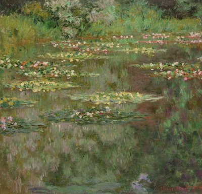 Näckrosor eller näckrosdammen (Nymphéas) 1904 (olja på duk) av Claude Monet