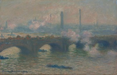 Waterloo Bridge, Grey Day, 1903. av Claude Monet