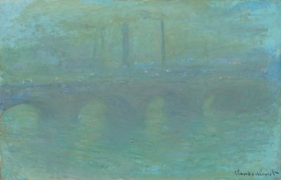 Waterloo Bridge, London, i skymningen, 1904. av Claude Monet