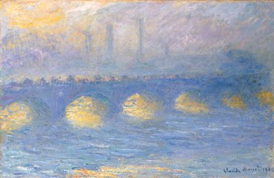 Waterloo Bridge, mulet, 1904 av Claude Monet