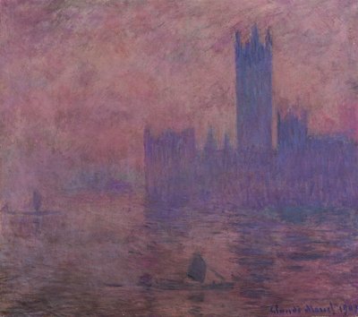 Westminster Tower av Claude Monet