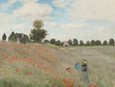 Poppy Field av Claude Monet
