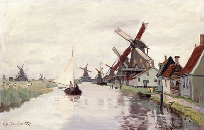 Väderkvarn i Holland, 1871 av Claude Monet