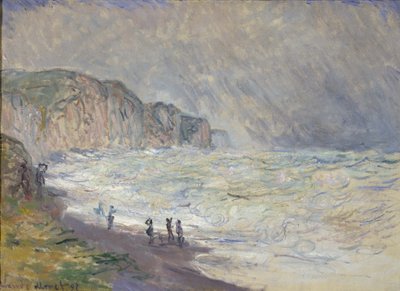 Heavy Sea at Pourville av Claude Monet