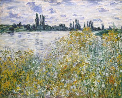 Flower Island nära Vétheuil av Claude Monet