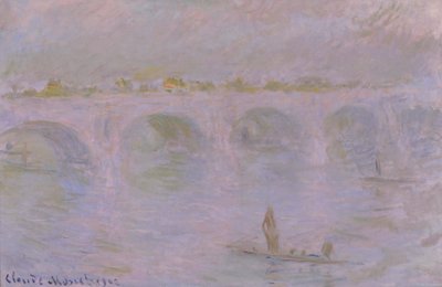 Waterloo Bridge, London av Claude Monet