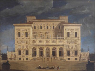 Villa Borghese, Rom, mitten av 1600-talet.. av Claude Nattiez
