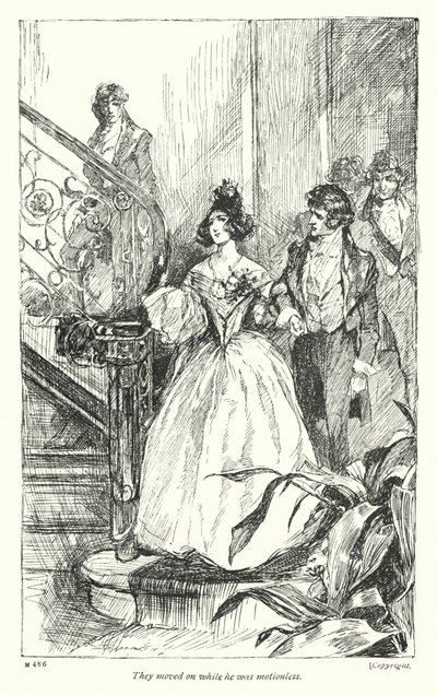 Illustration till Disraelis Coningsby (litho) av Claude Shepperson