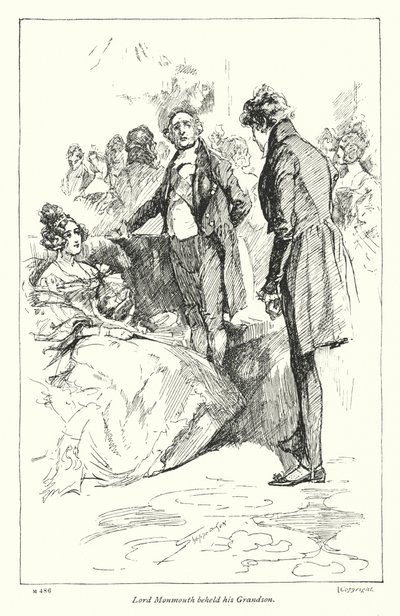 Illustration till Disraelis Coningsby (litho) av Claude Shepperson