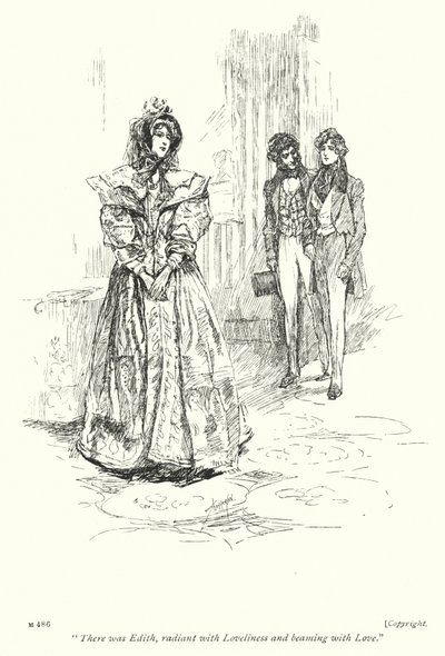 Illustration till Disraelis Coningsby (litho) av Claude Shepperson