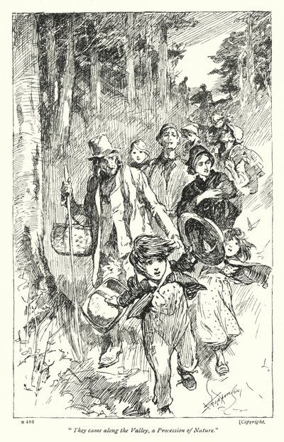 Illustration till Disraelis Coningsby (litho) av Claude Shepperson