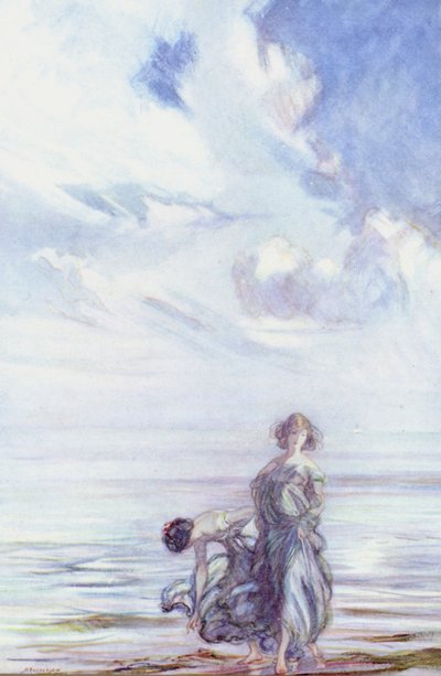 John Keats, Sonett till G A W (färg litho) av Claude Shepperson