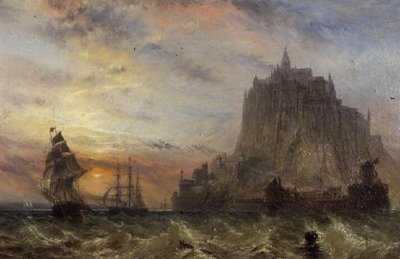 Mont St. Michel, Normandie av Claude T. Stanfield Moore