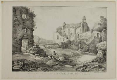 Ruinerna av befallningsposten av Maltas orden, Clisson av Claude Thienon