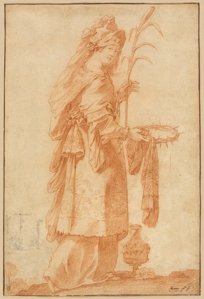 Samian Sibyl av Claude Vignon
