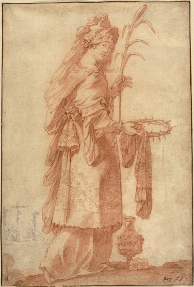 Samian Sibyl, ca 1630 av Claude Vignon