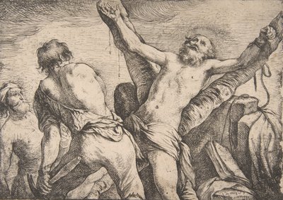 Sankt Andreas martyrskap, 1623. av Claude Vignon