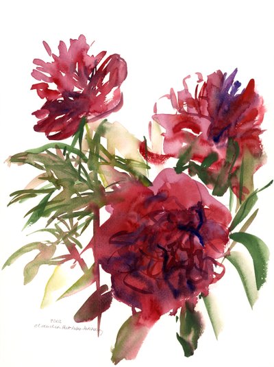 Pioner, 2002 (akvarell) av Claudia Hutchins Puechavy