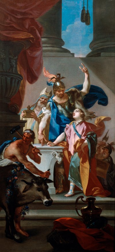 Scen från Hannibals liv, 1700-talet. av Claudio Francesco Beaumont