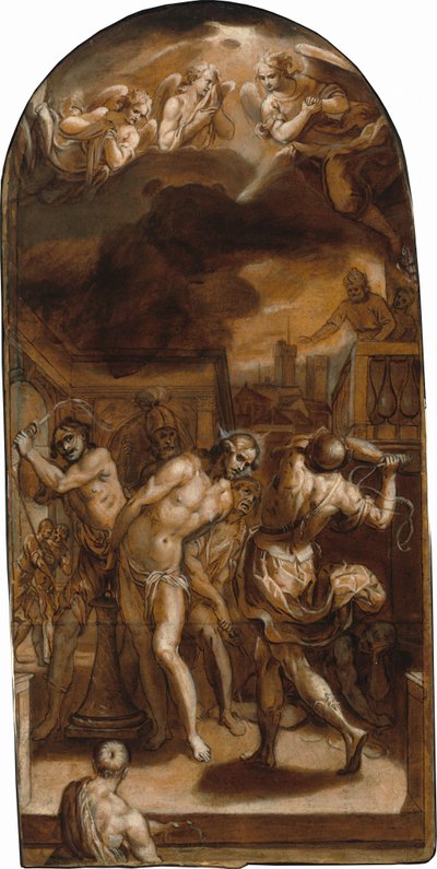 Kristi flagellation av Claudio Ridolfi