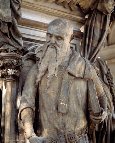 Jesaja. Basen av Moses brunn (skulptur) av Claus Sluter