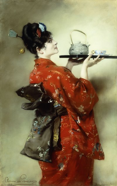 Den japanska damen; Japanerna av Clemens von Pausinger