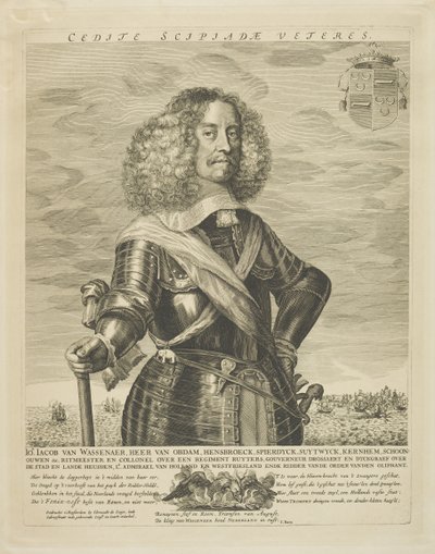 Jacob van Wassanaer, sent 1600-tal (gravyr) av Clement de Jonghe