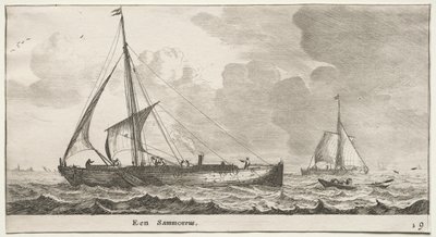 Olika fartyg och utsikter över Amsterdam (Verscheÿde Schepen en Gesichten van Amstelredam), del II: En köpman av Clement de Jonghe