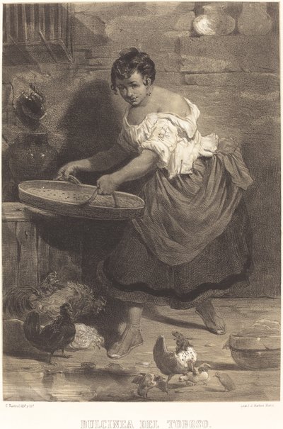 Dulcinea del Toboso av Célestin Nanteuil