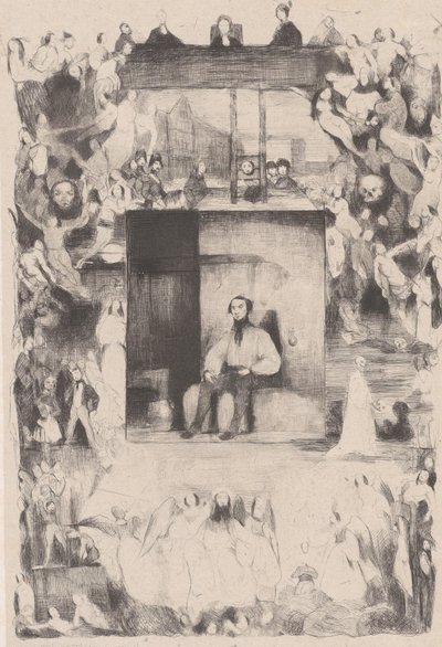 Den sista dagen för en dömd man, 1833. av Célestin Nanteuil