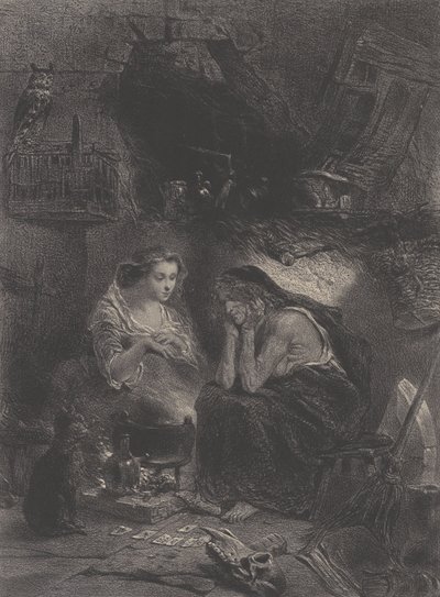 Trolldrycken, 1860. av Célestin Nanteuil
