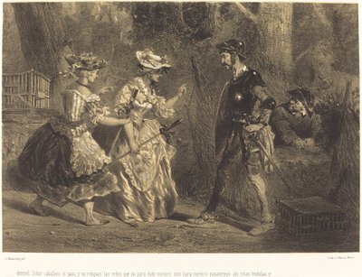 ...sluta sir gentleman steget... av Célestin Nanteuil