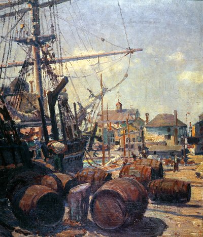 Utrusta valfångaren (olja på duk) av Clifford Warren Ashley