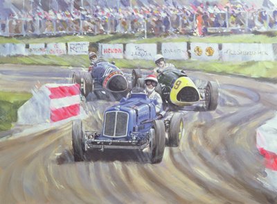 The First Race at Goodwood Revival, 1998 av Clive Metcalfe