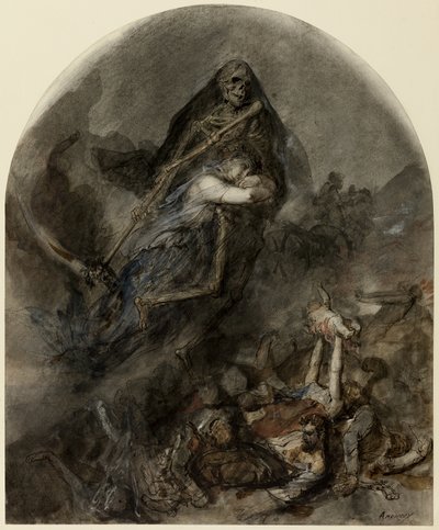 Allegori om döden av Clément Auguste Andrieux
