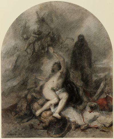 Allegori om krig av Clément Auguste Andrieux