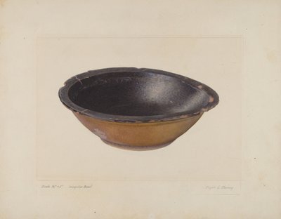 Glaserad lerskål av Clyde L. Cheney