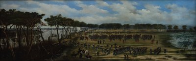 Landstigning av den argentinska armén framför skyttegravarna i Curuzú av Candido Lopez