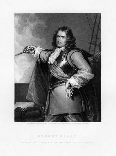 Robert Blake, engelsk amiral, 1836 av Cochran