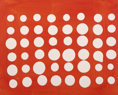 Dot Matrix (akryl på MDF-skiva) av Colin Booth
