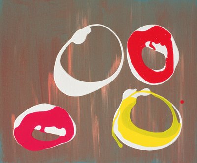 Young Flying Fish III, 1997 (akryl på duk) av Colin Booth