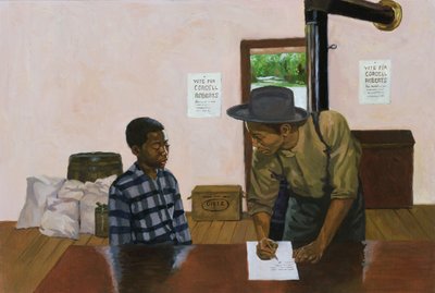Mark of Shame, 2003 (olja och akryl ombord) av Colin Bootman