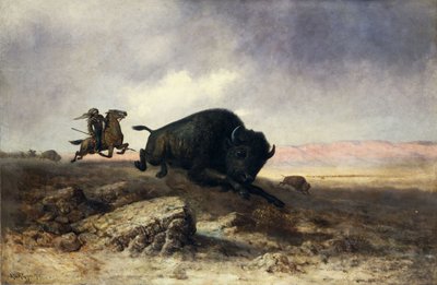 Buffeljakt av Colin Campbell Cooper