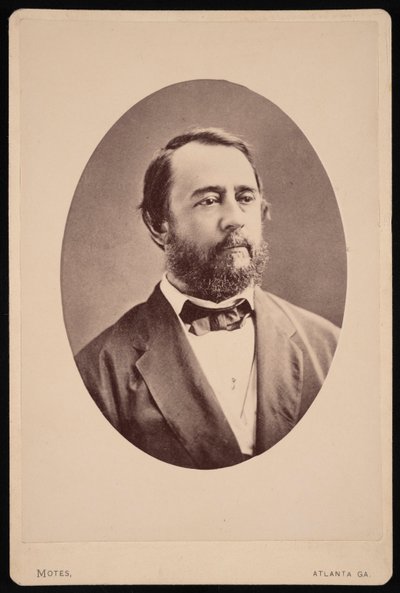 Porträtt av Lucius Jeremiah Gartrell 1821-1891, före 1881. av Columbus Washington Motes