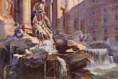 Fontänen i Trevi, Rom av Commendator Formilli