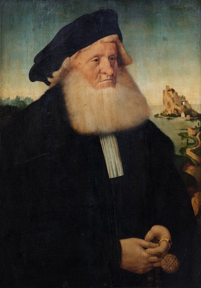 Porträtt av en skäggig herre av Conrad (attr. to) Faber von Creuznach