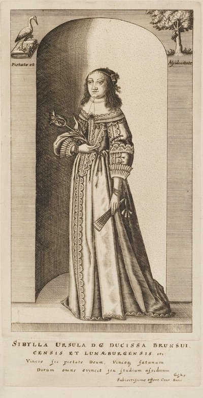 Conrad Buno - Sibylle Ursula, prinsessa av Braunschweig-Lüneburg av Conrad Buno